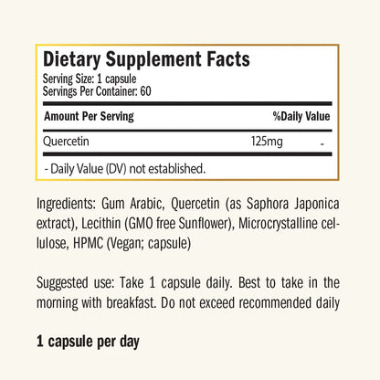 Liposomal Quercetin - 60 caps - 125mg